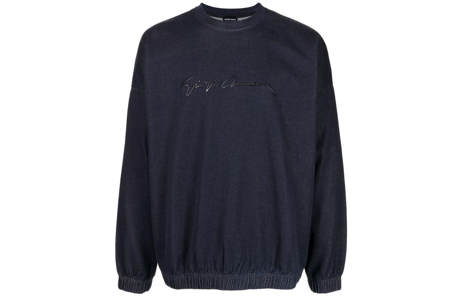 

Свитер мужской синий SS23 GIORGIO ARMANI