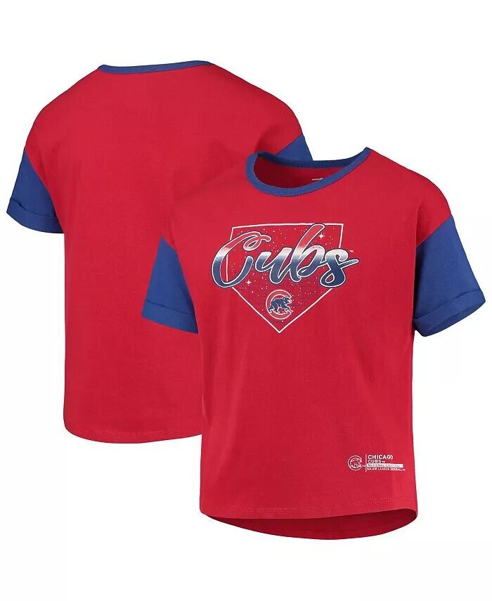 

Футболка Big Girls Red Chicago Cubs Bleachers Outerstuff