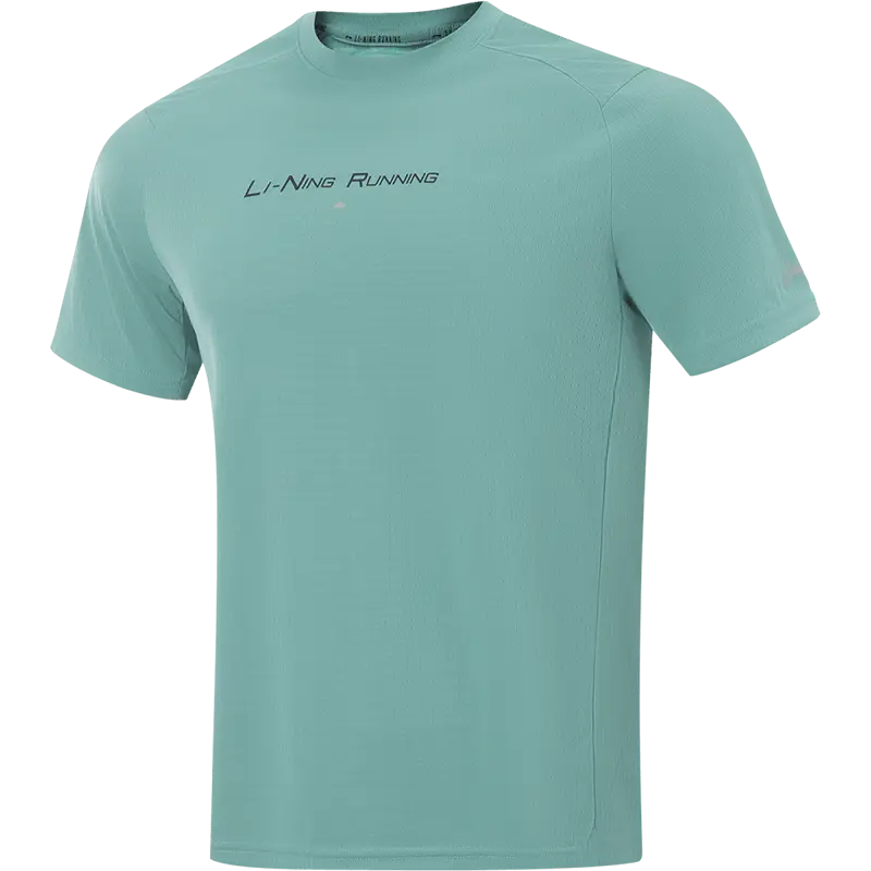 

Футболка Li-Ning с коротким рукавом мужская, mystic spring зеленый