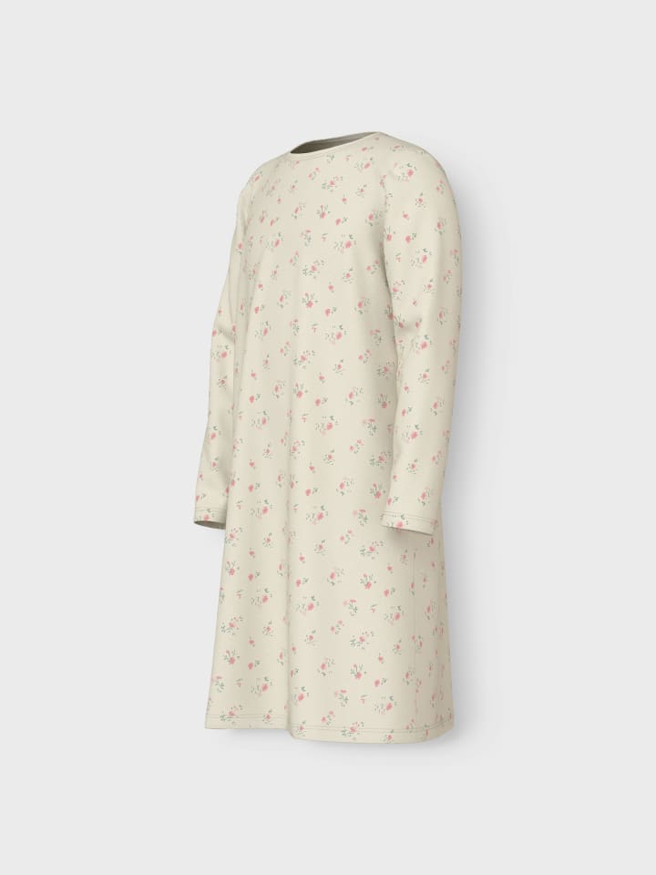 Ночная рубашка с длинными рукавами NKFNIGHTGOWN FLOWER в цвете горлица name it — фото 3