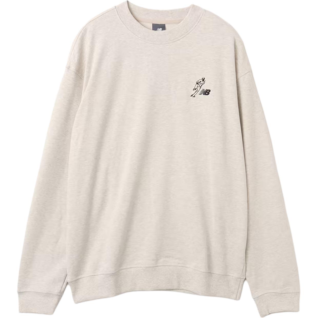 

New Balance Бейсбольный свитшот SS25 Unisex White, Белый, New Balance Бейсбольный свитшот SS25 Unisex White