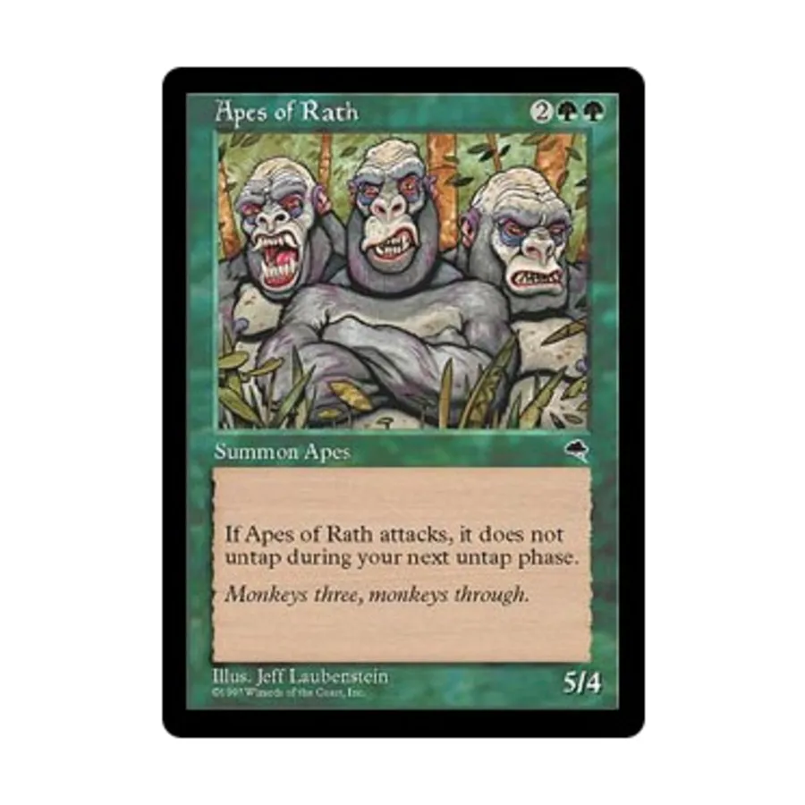 

CCG Обезьяны Рата (U), MTG - Tempest