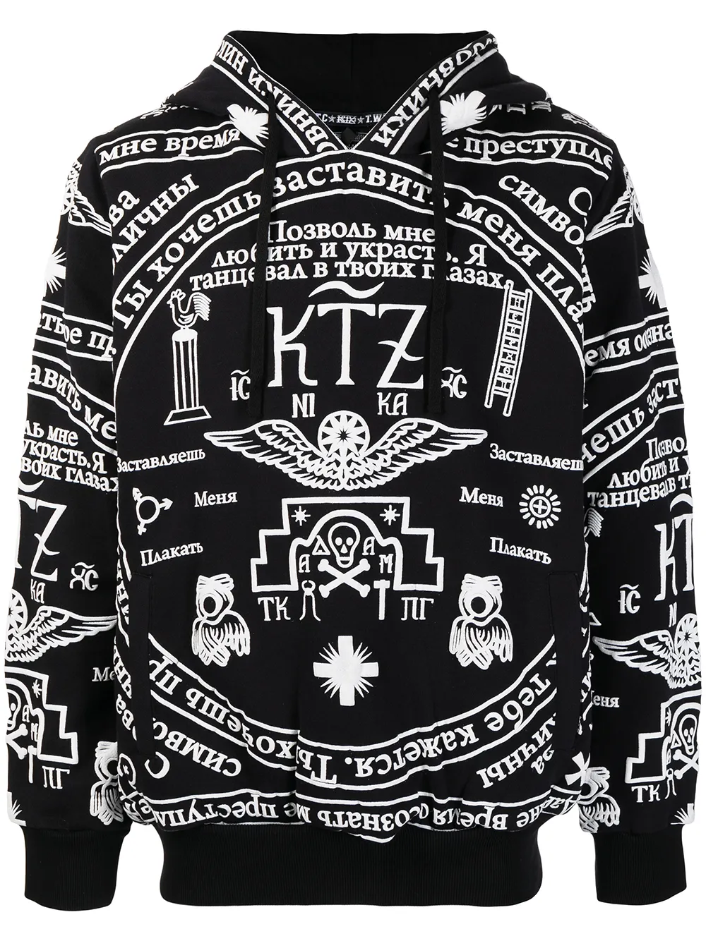 

Худи с принтом KTZ, черный
