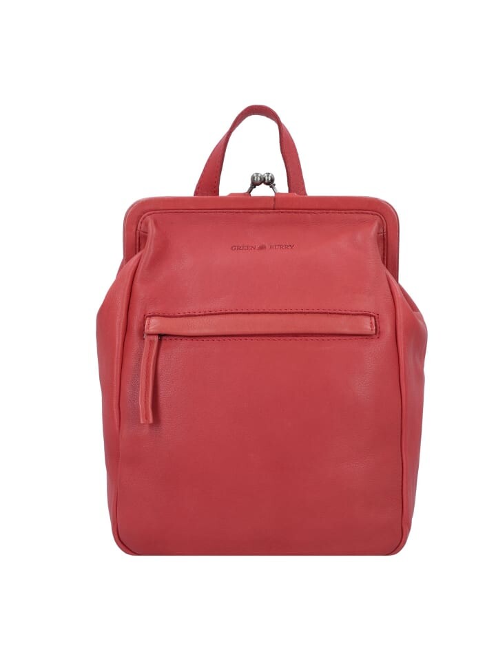 

Рюкзак Greenburry Vintage washed City Rucksack Leder 27 cm, цвет bloodred