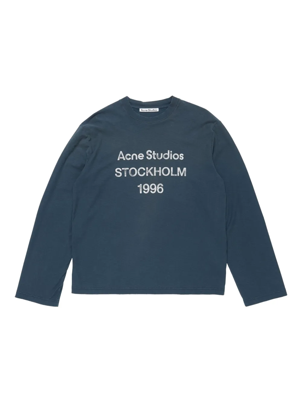 

Футболка с логотипом Acne Studios, синий