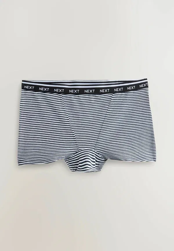 Трусы 7 шт Next, navy/chocolate stripe, темно-синий/шоколадный в полоску — фото 4