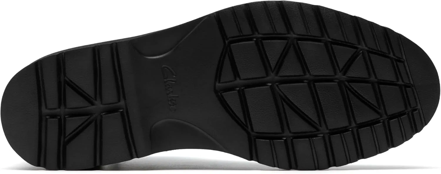 Мужские ботинки Clarks Eastridge Mid Lace-Up Chukka Boot на шнуровке, Black Waxed Leather — фото 4