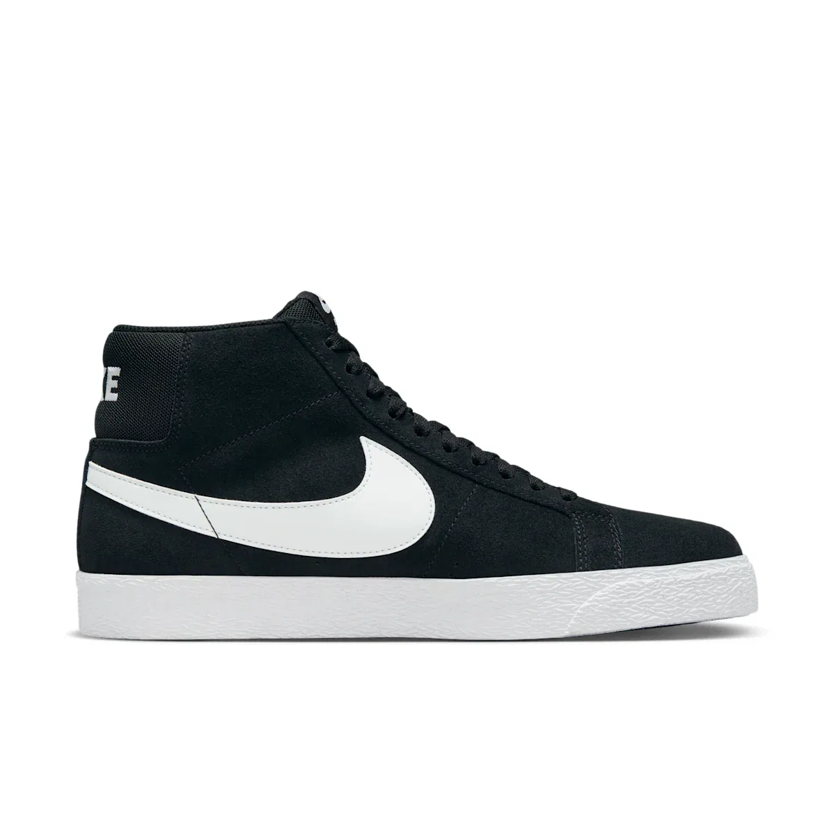 Мужские скейтбордистские кроссовки SB Zoom Blazer Mid Nike, черный — фото 3