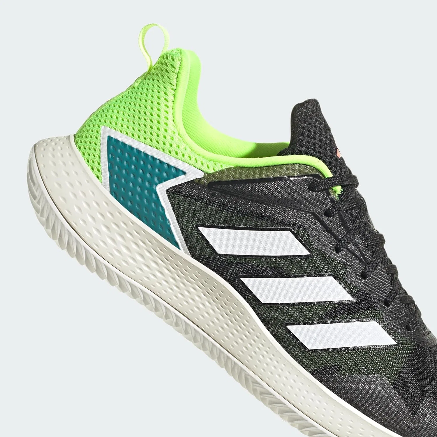 Кроссовки Adidas Unisex Defiant Speed M Clay Shoes Low (Non Football), Core Black Off White Bright Royal — фото 4