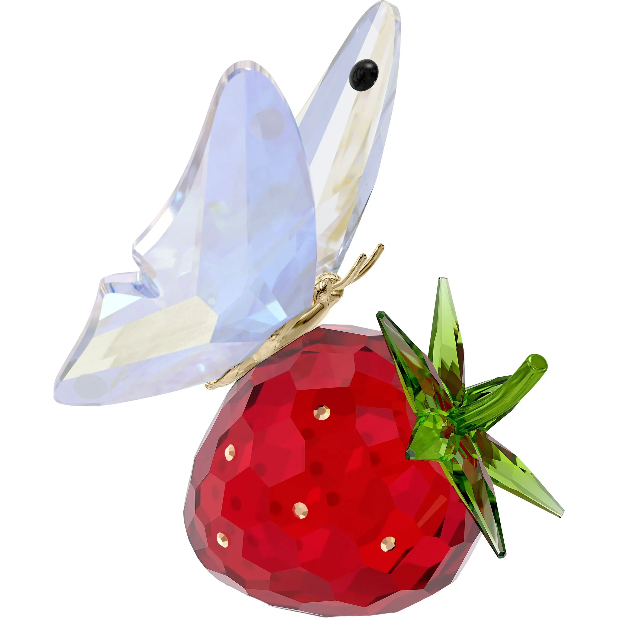 

Декоративная фигурка Swarovski «Crystalfigure коллекционная фигурка Идиллия бабочка и клубника, 5666846», кристаллы Swarovski, цвет rot-grün-goldfarben-kristallweiß-schwarz