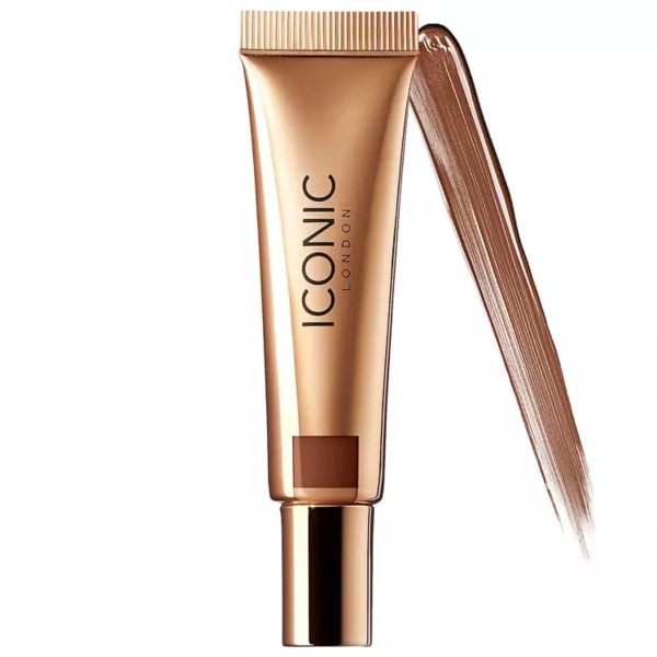 

Прозрачный бронзовый жидкий бронзер Iconic London, цвет spiced tan