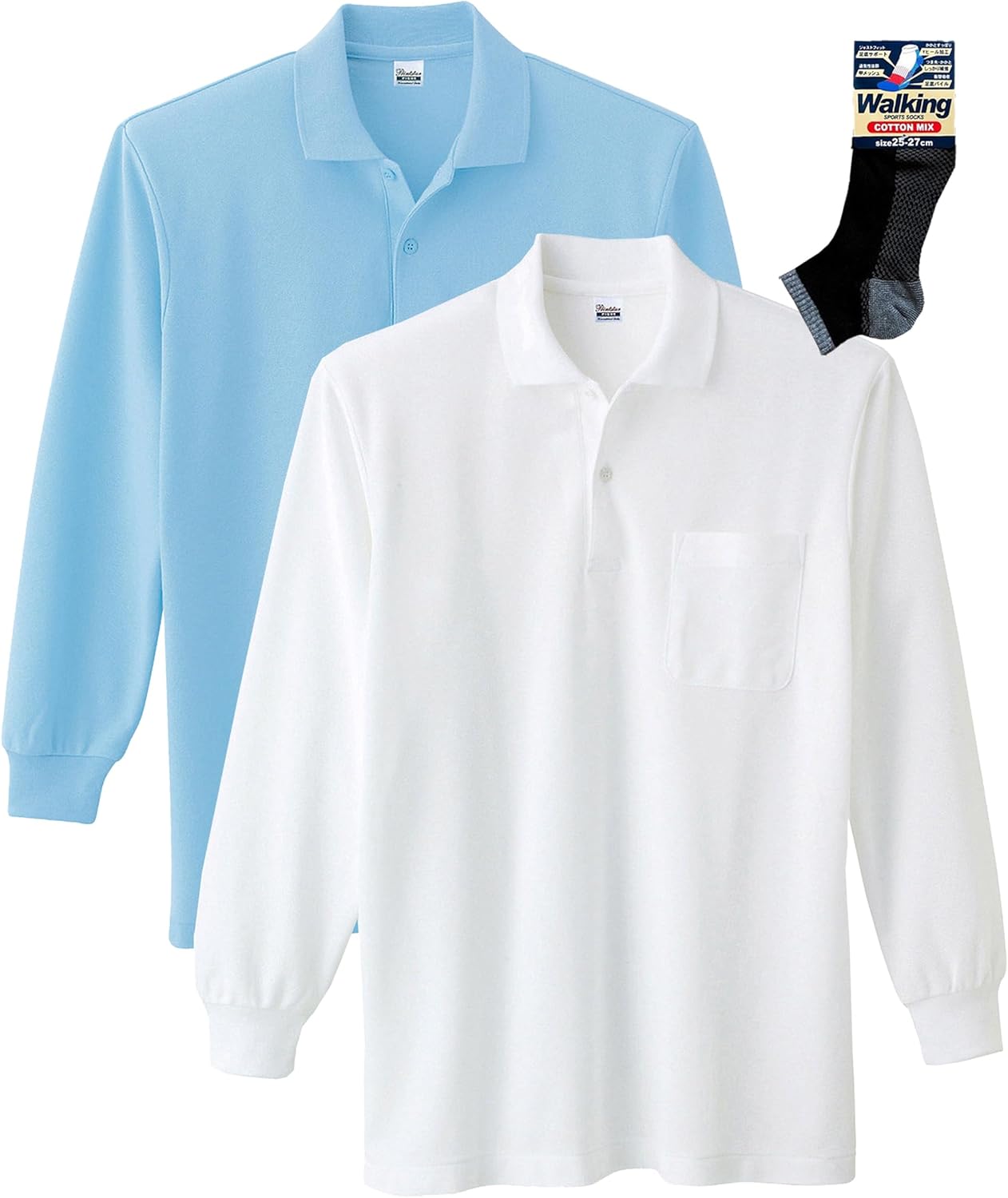 

Мужская рубашка-поло Printstar 00169-VLP, пике из тетронового хлопка (TC), с длинным рукавом, с карманом, 5,8 унций, белый