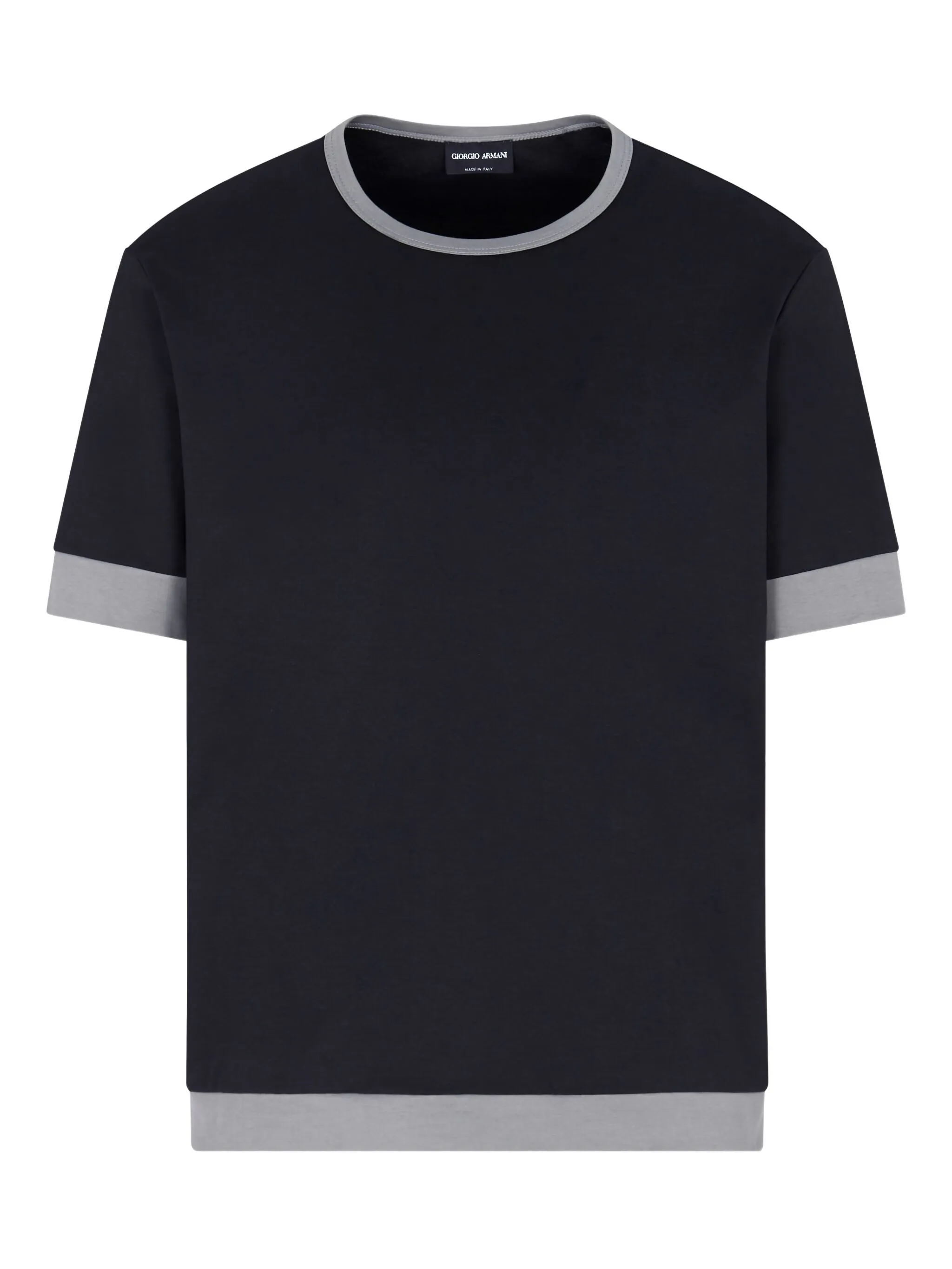 

Футболка с круглым вырезом Giorgio Armani, черный