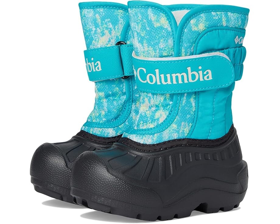 

Ботинки Columbia Kids Powderbug Snowlite Strap, цвет Geyser/Sea Salt
