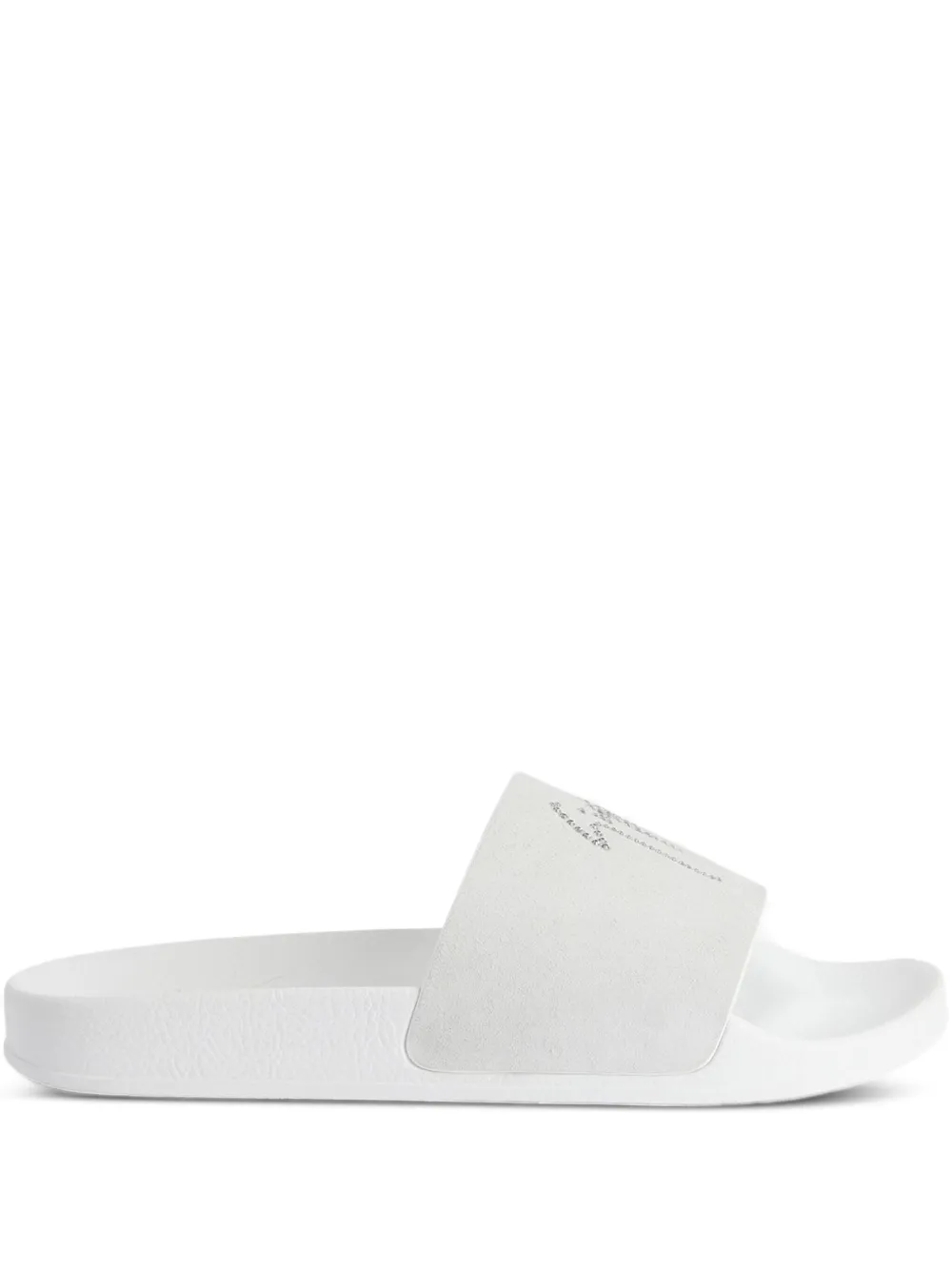 

Шлепанцы Brett с кристаллами Giuseppe Zanotti, белый