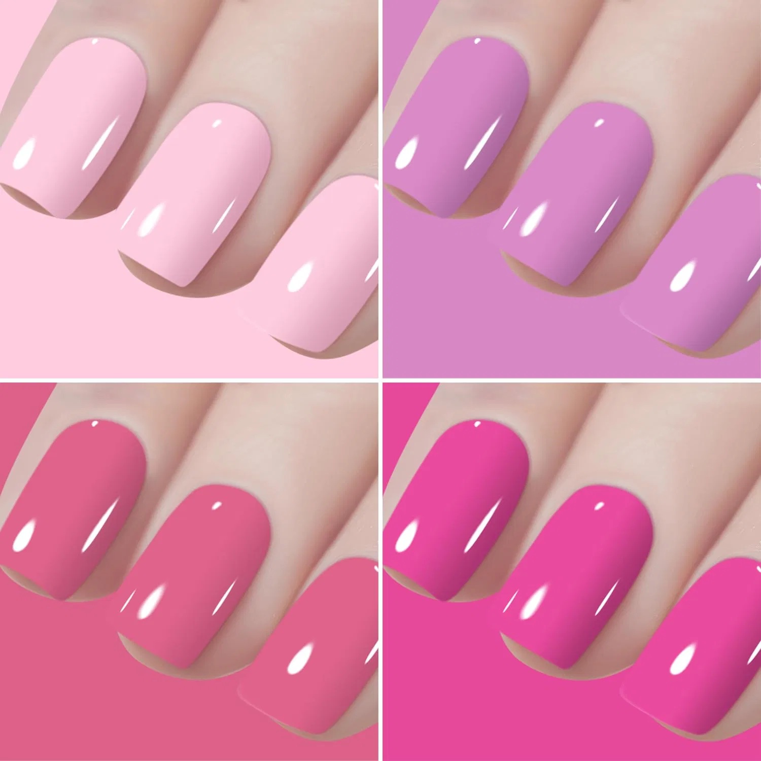 Набор гель-лаков Vishine, 48 штук Vishine, 45 Colors: Pink, Red, Yellow — фото 4