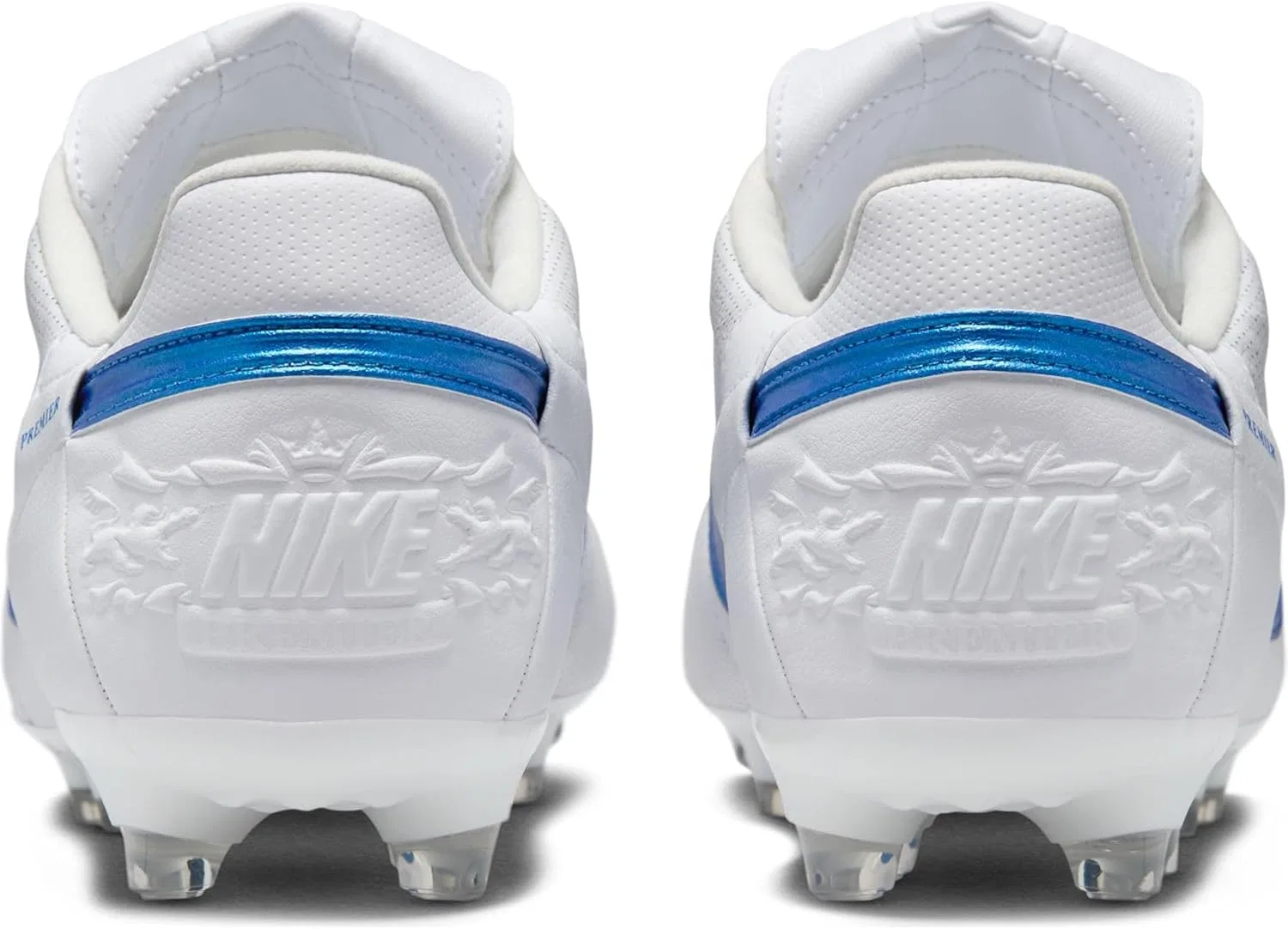 Футбольные бутсы Nike Premier 3 FG Low Top HM0265, White Signal Blue — фото 3