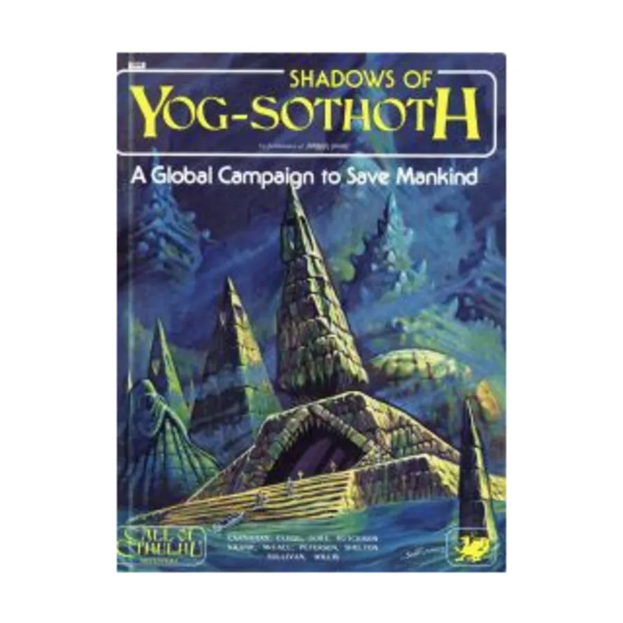 

Shadows of Yog-Sothoth (1st Edition, 1st Printing), Call of Cthulhu - Adventures & Modules (Chaosium 1st-5.5 Editions), мягкая обложка