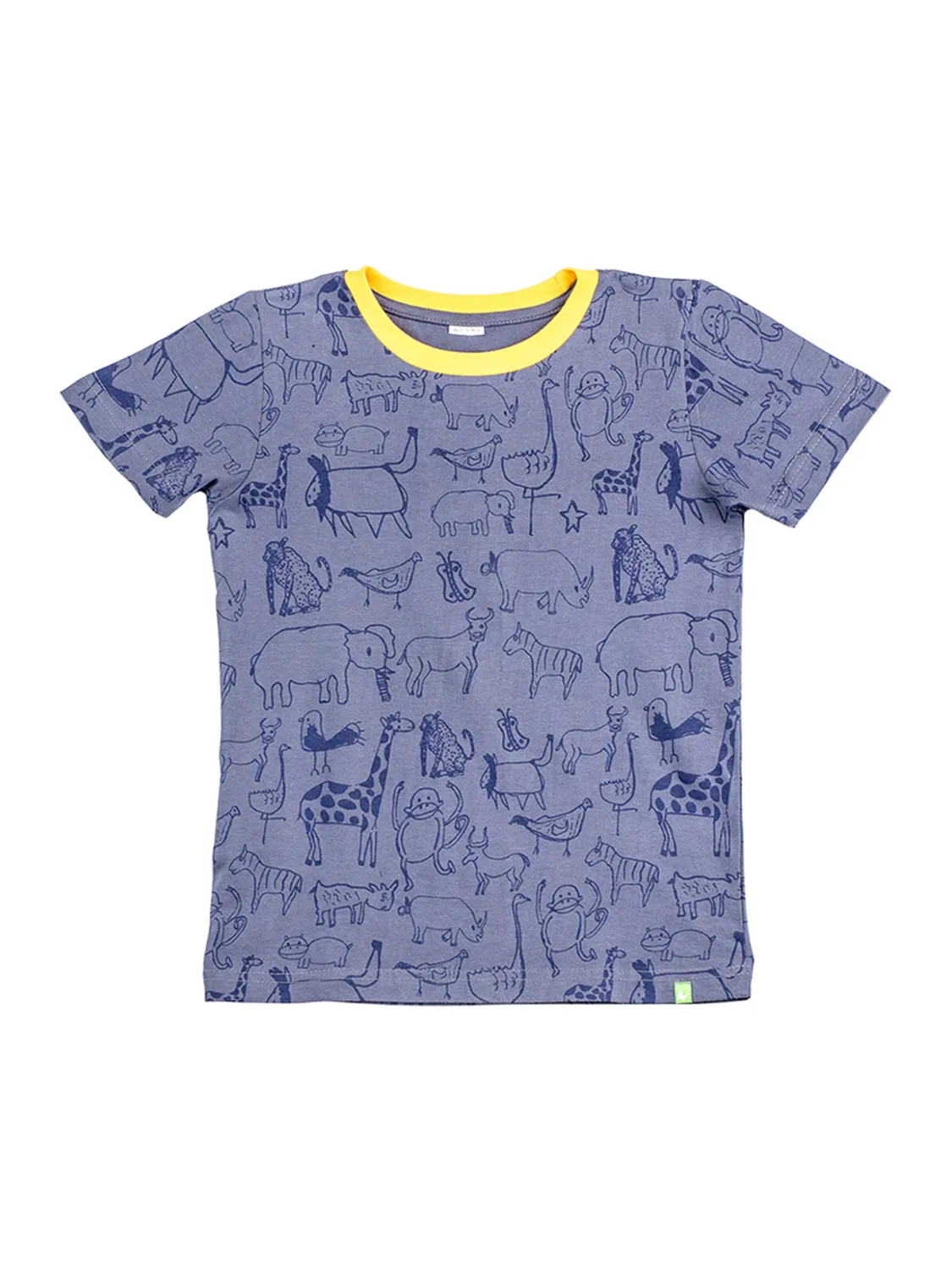 Футболка 'WANYAMA' Kipepeo Clothing, Dusty Blue