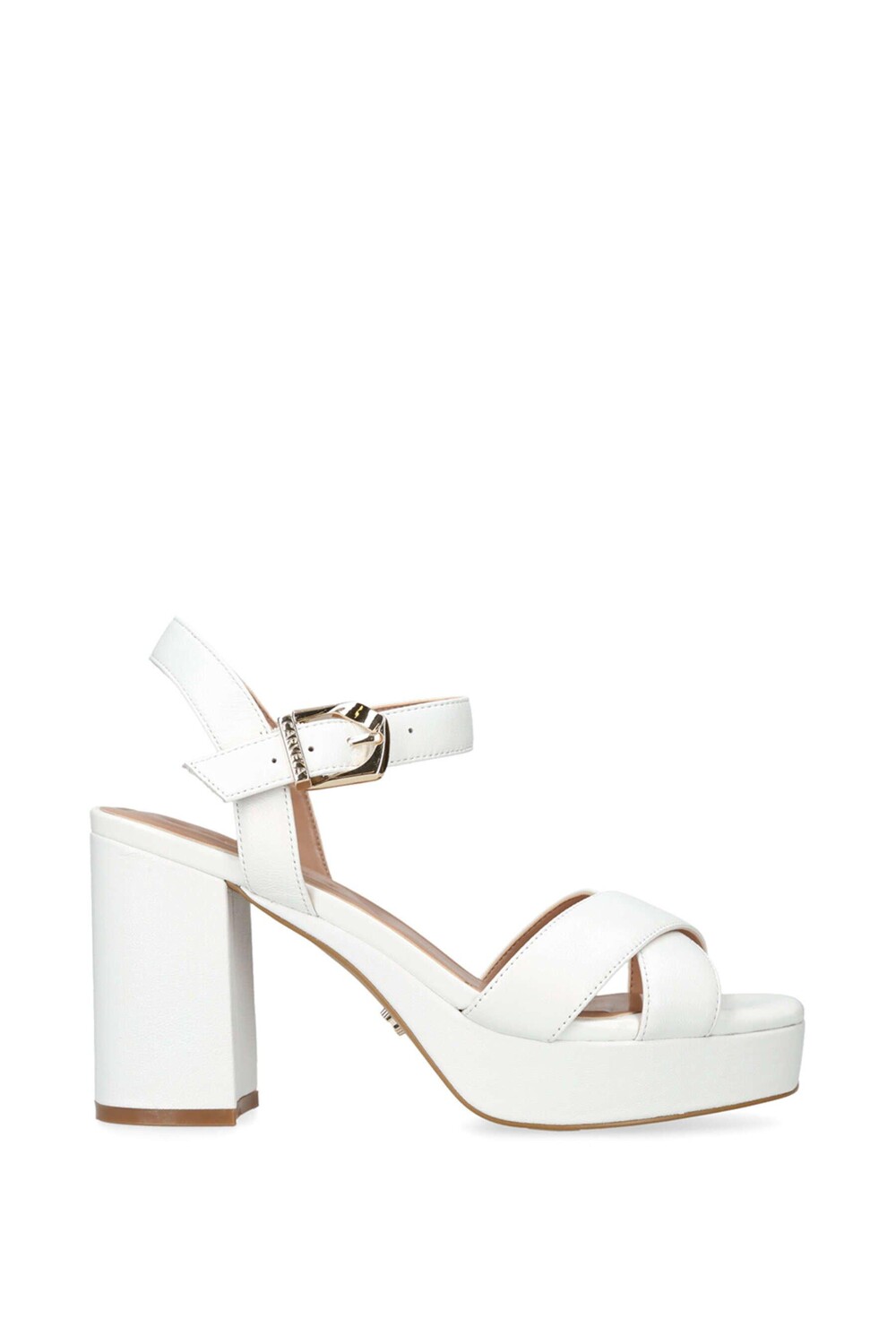 

Кожаные туфли на каблуке Serafina 100 Carvela, белый