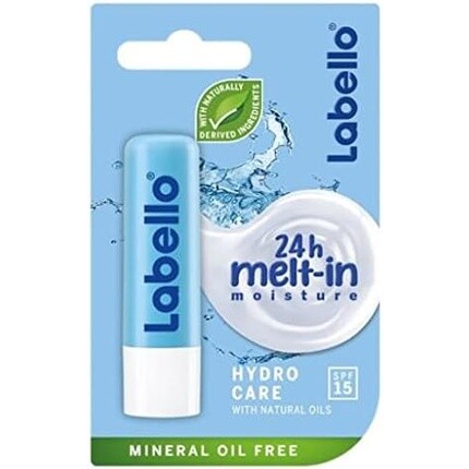 

Hydro Care Бальзам для губ Spf15 5,5 мл, Labello, Синий, Hydro Care Бальзам для губ Spf15 5,5 мл, Labello