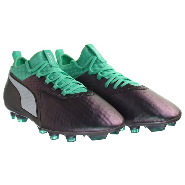 Зеленые мужские футбольные бутсы One 2 ilshift Puma, зеленый — фото 2