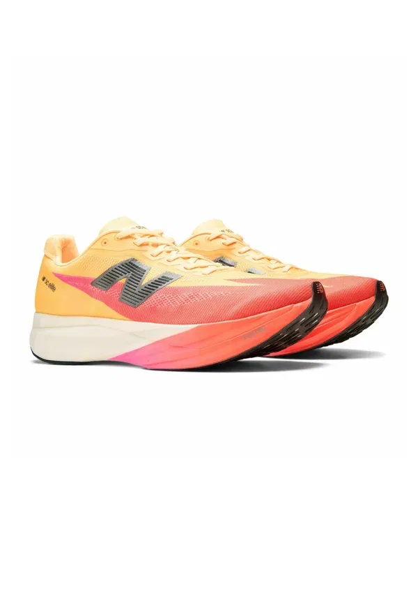 Кроссовки для бега по шоссе New Balance SC Elite v5 London Marathon, оранжевый с белым и персиковым — фото 3