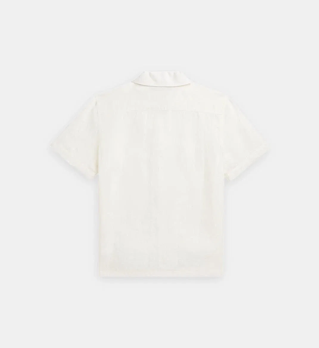 Подписанная прямая рубашка из льна Polo Ralph Lauren, бежевый — фото 2
