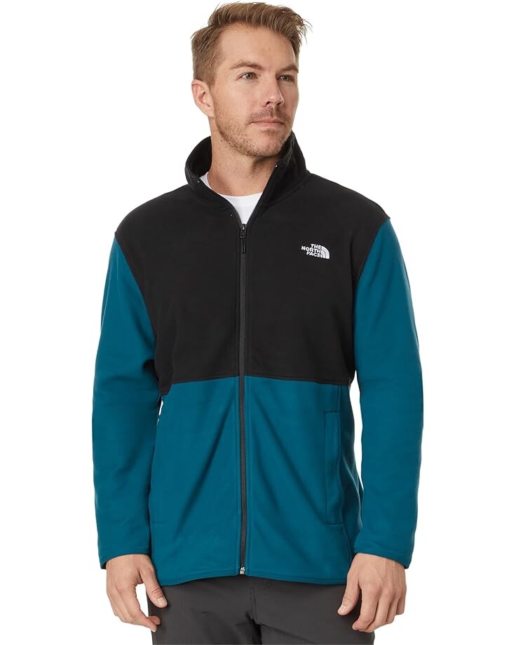 

Куртка The North Face Glacier Fleece Jacket, цвет Midnight Petrol/TNF Black