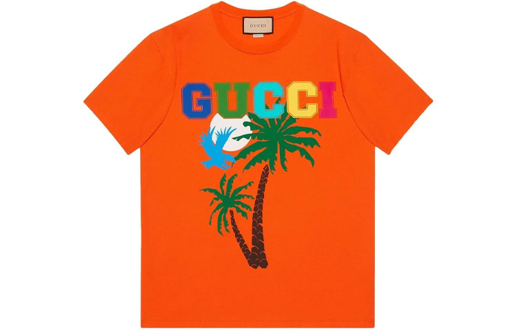 

Футболка Palms GUCCI, оранжевая