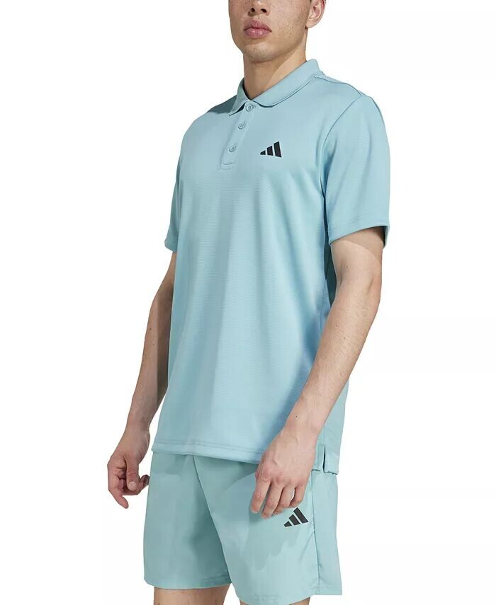 

Мужская тренировочная рубашка-поло AEROREADY Essentials adidas, зеленый