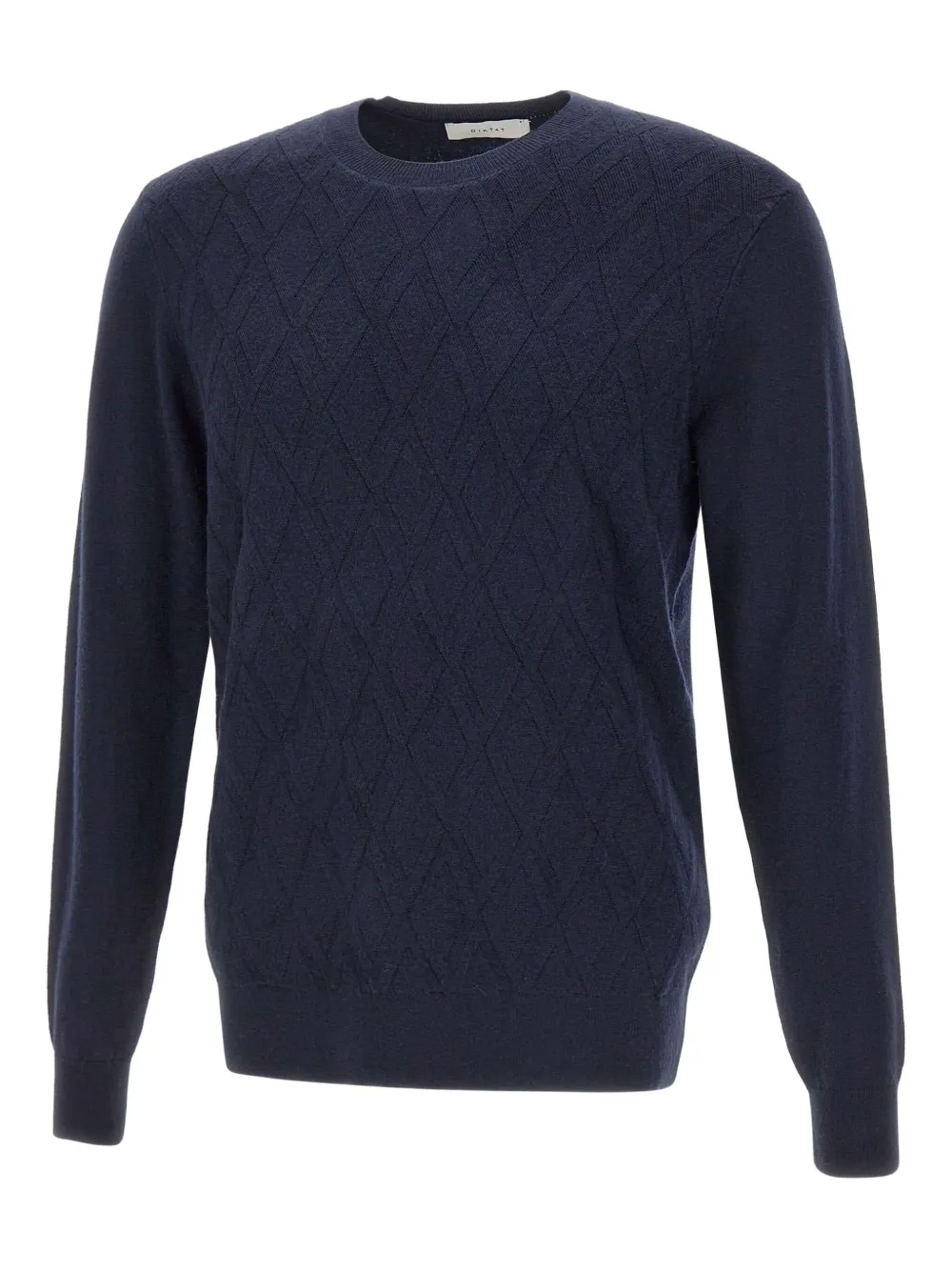 

Свитер с ромбовидным узором Diktat, синий