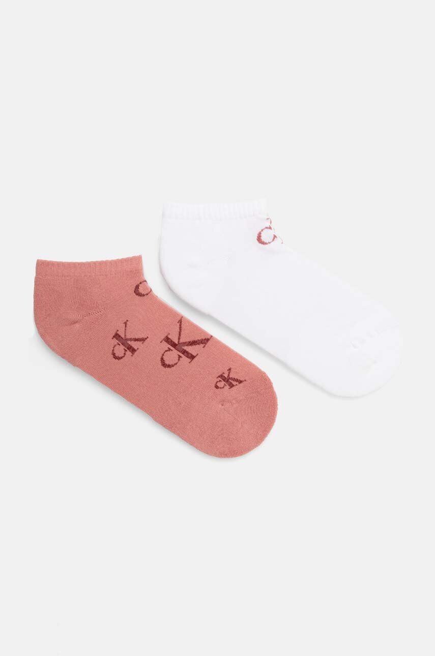 

2 упаковки носков Calvin Klein Jeans, розовый