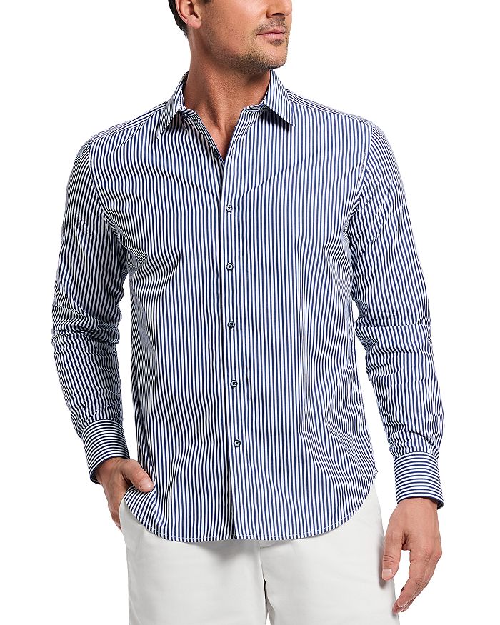 

Гринвич Рубашка с длинным рукавом Robert Graham, синий