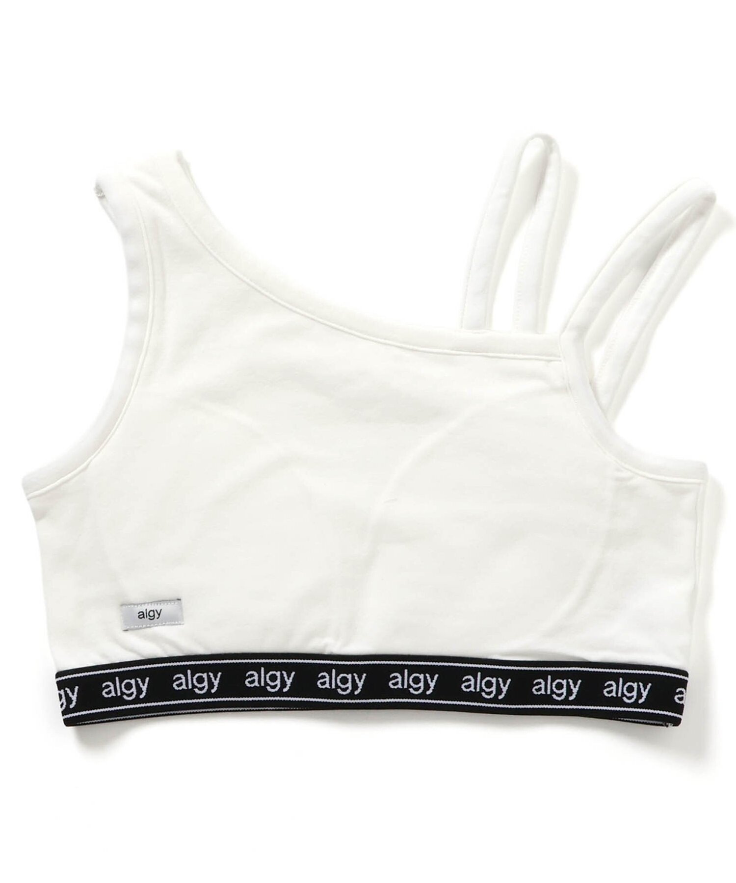 Асимметричный спортивный бюстгальтер Algy, off white
