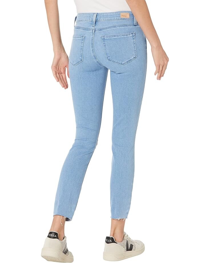 

Джинсы Paige Verdugo Ankle Raw Hem in Whammy Destructed, цвет Whammy Destructed
