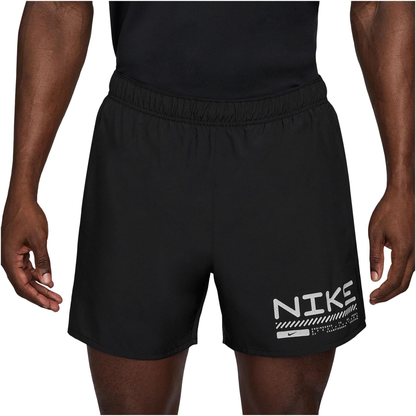 

Мужские зимние шорты Challenger 5 дюймов 2-в-1 Nike, Black/Anthracite/Reflective Silver