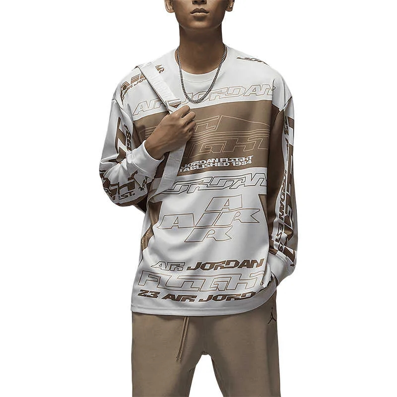 Jordan Футболка MVP мужская Sail White/Old Brown — фото 4