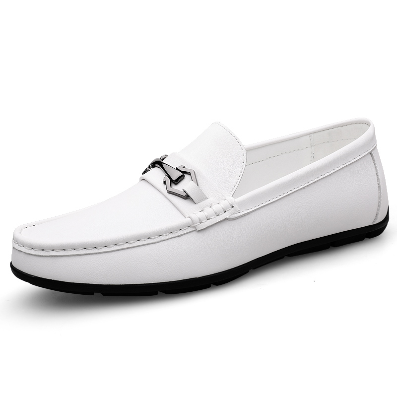 

Мужские лоферы Gommino без застежек DILIKAN, White