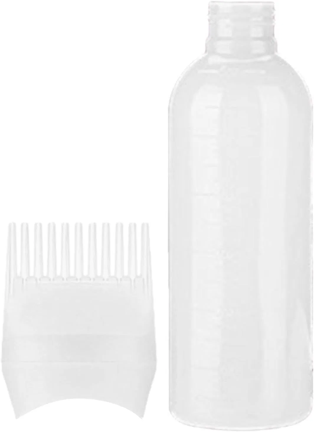 Бутылка-аппликатор для масла для волос с расческой (150 мл) Galeyyu, White — фото 2
