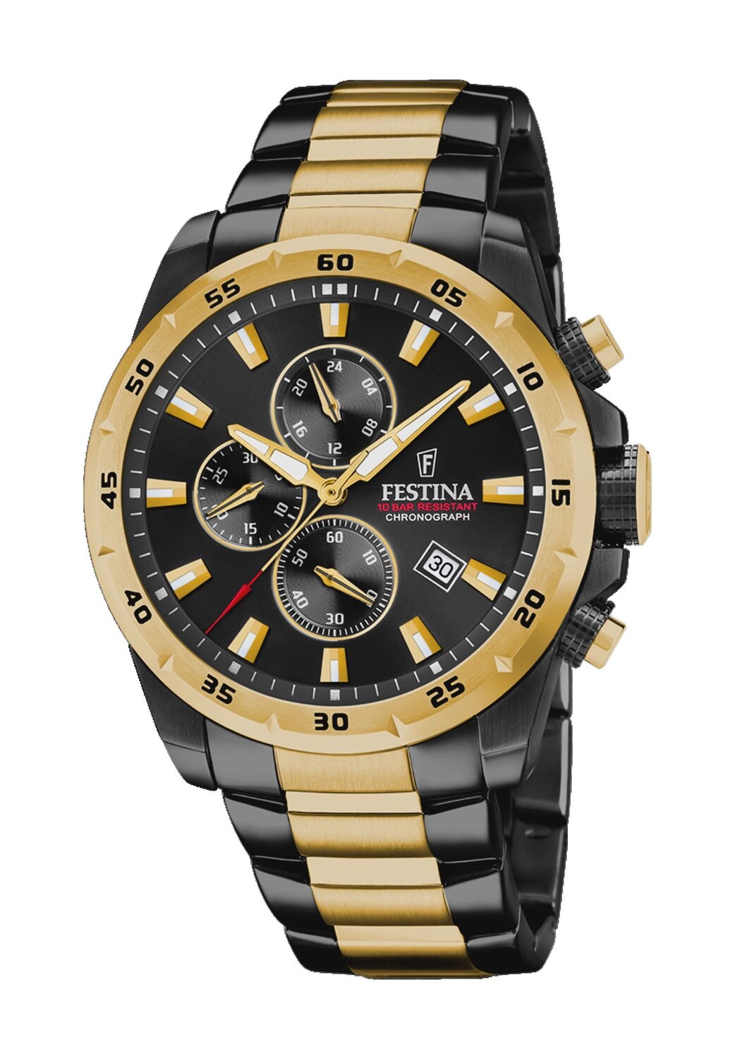 

Мужской хронограф FESTINA, цвет Schwarz Gold