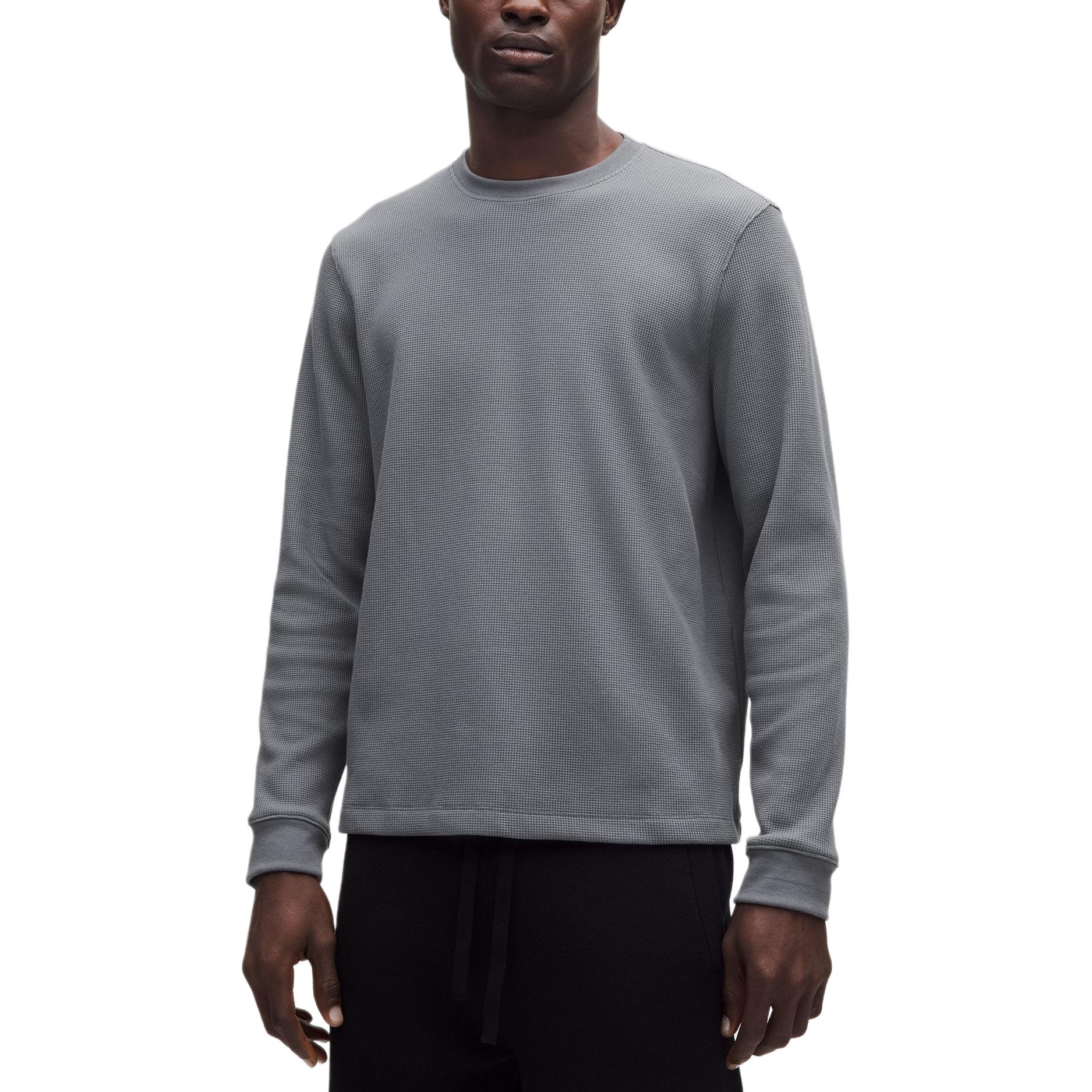 

Футболка мужская Crew Neck Moderate Lululemon, sun серый/sogy