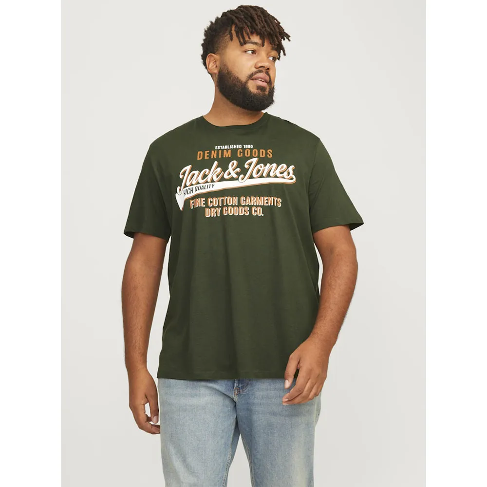 

Футболка с коротким рукавом Jack & Jones Logo Plus, зеленый