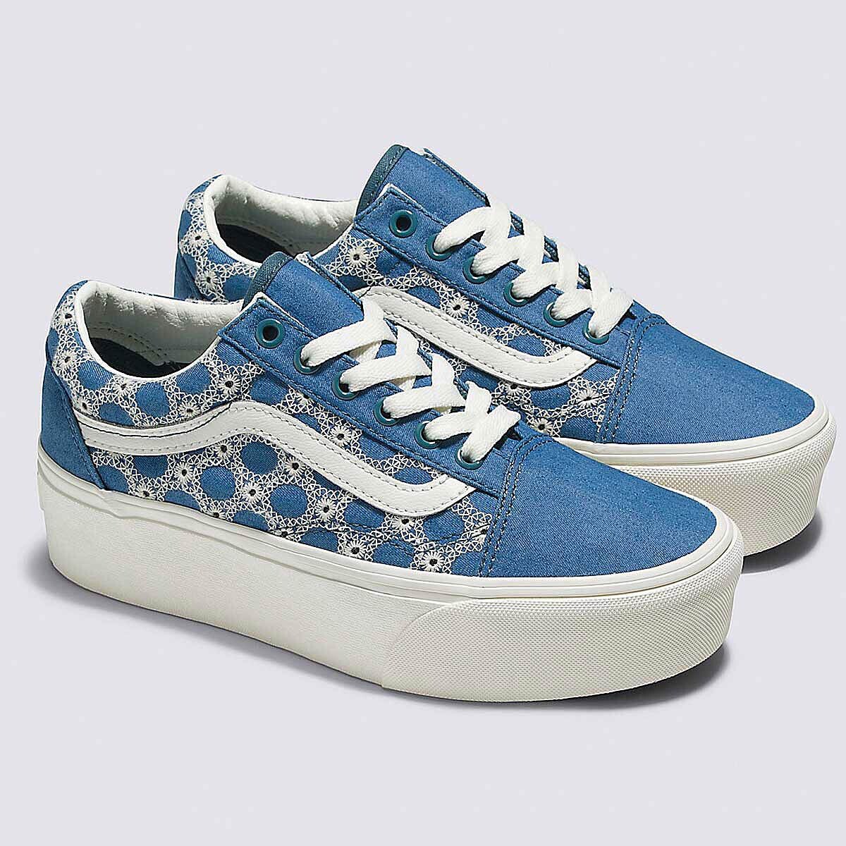 Кроссовки OLD SKOOL Vans, цвет Grün/Reinweiß — фото 2