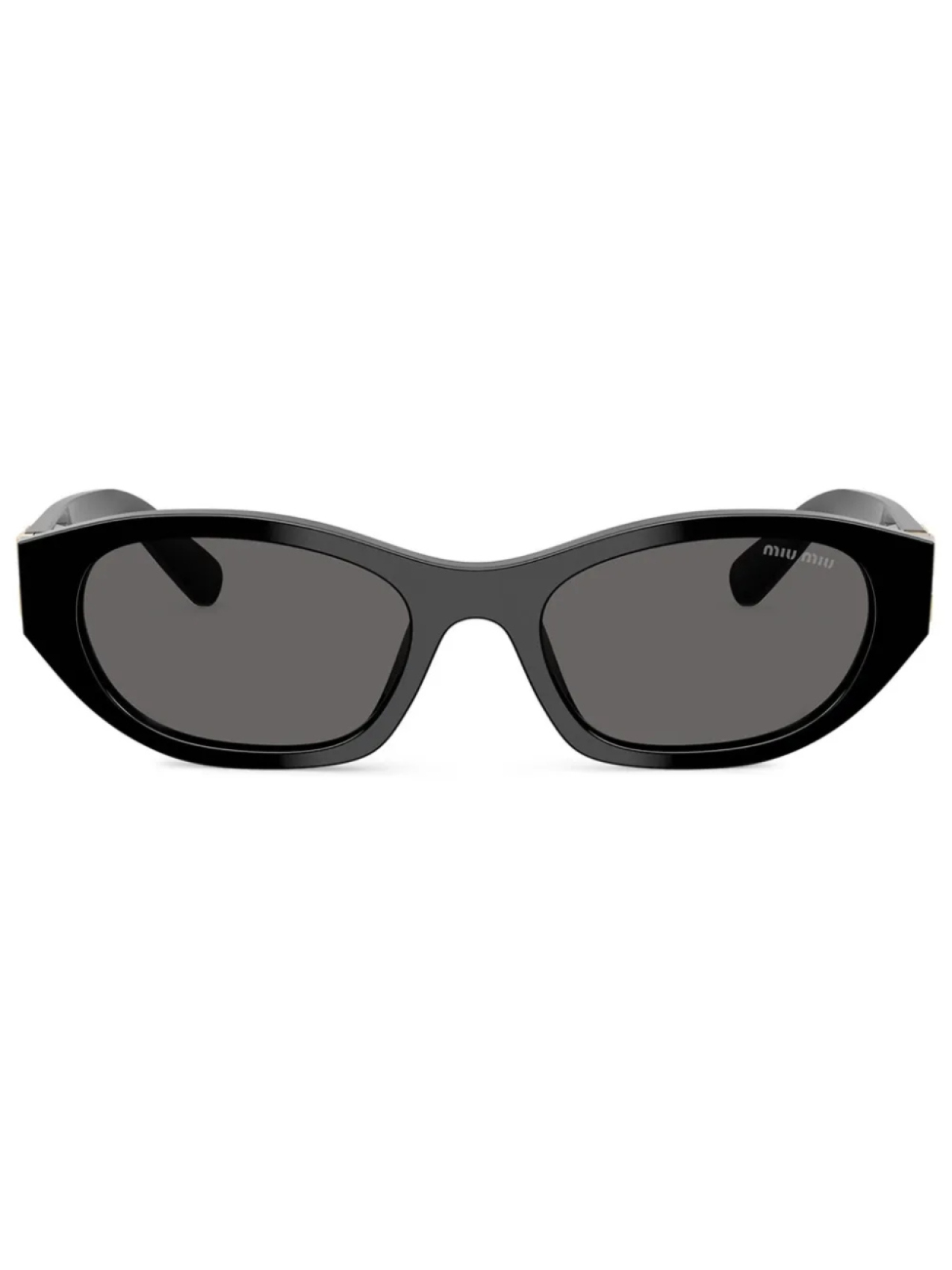 

Miu Miu Eyewear солнцезащитные очки в оправе 'кошачий глаз', черный