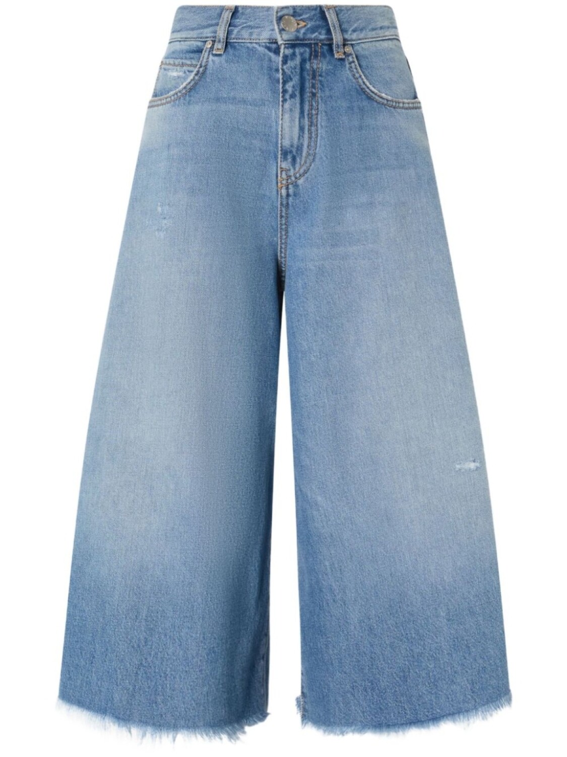 

PINKO расклешенные джинсы с бахромой, синий