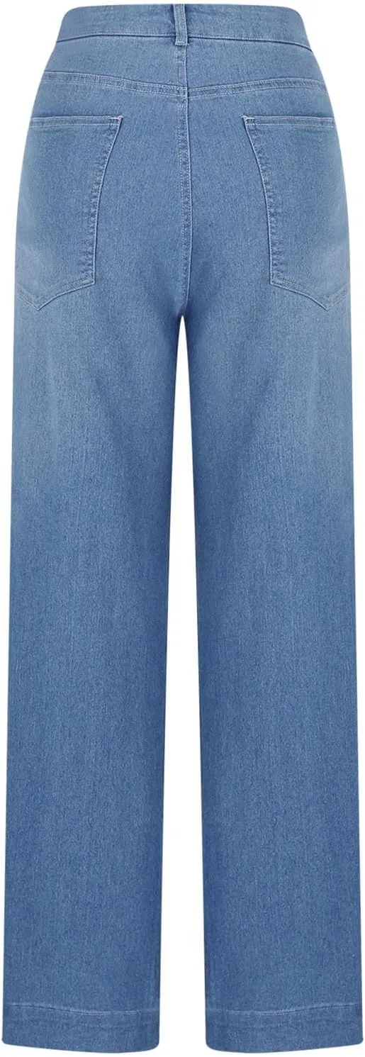 Джинсы свободные Womens Light Blue — фото 3