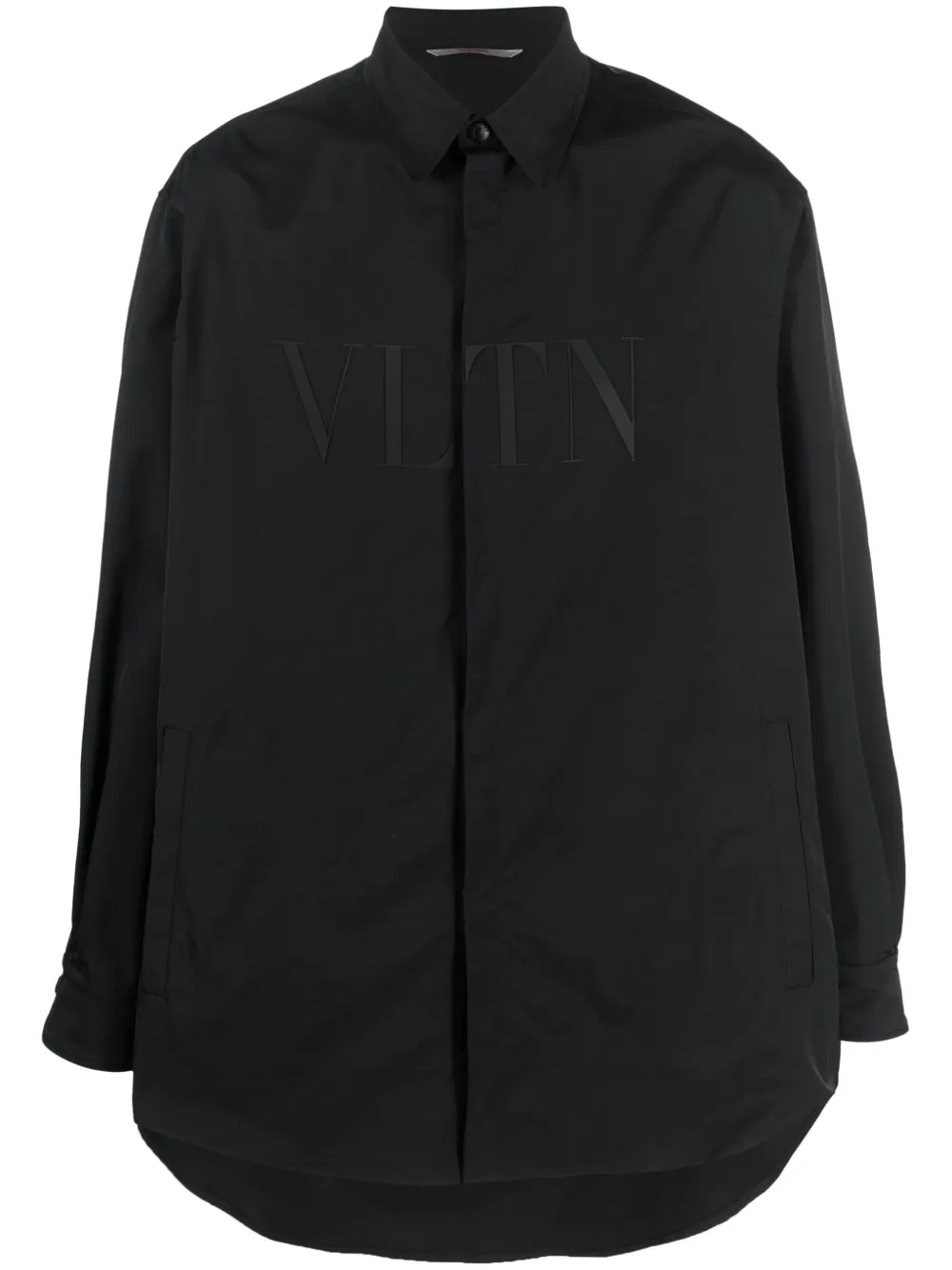 

Рубашка с нашивкой VLTN VALENTINO GARAVANI, черный