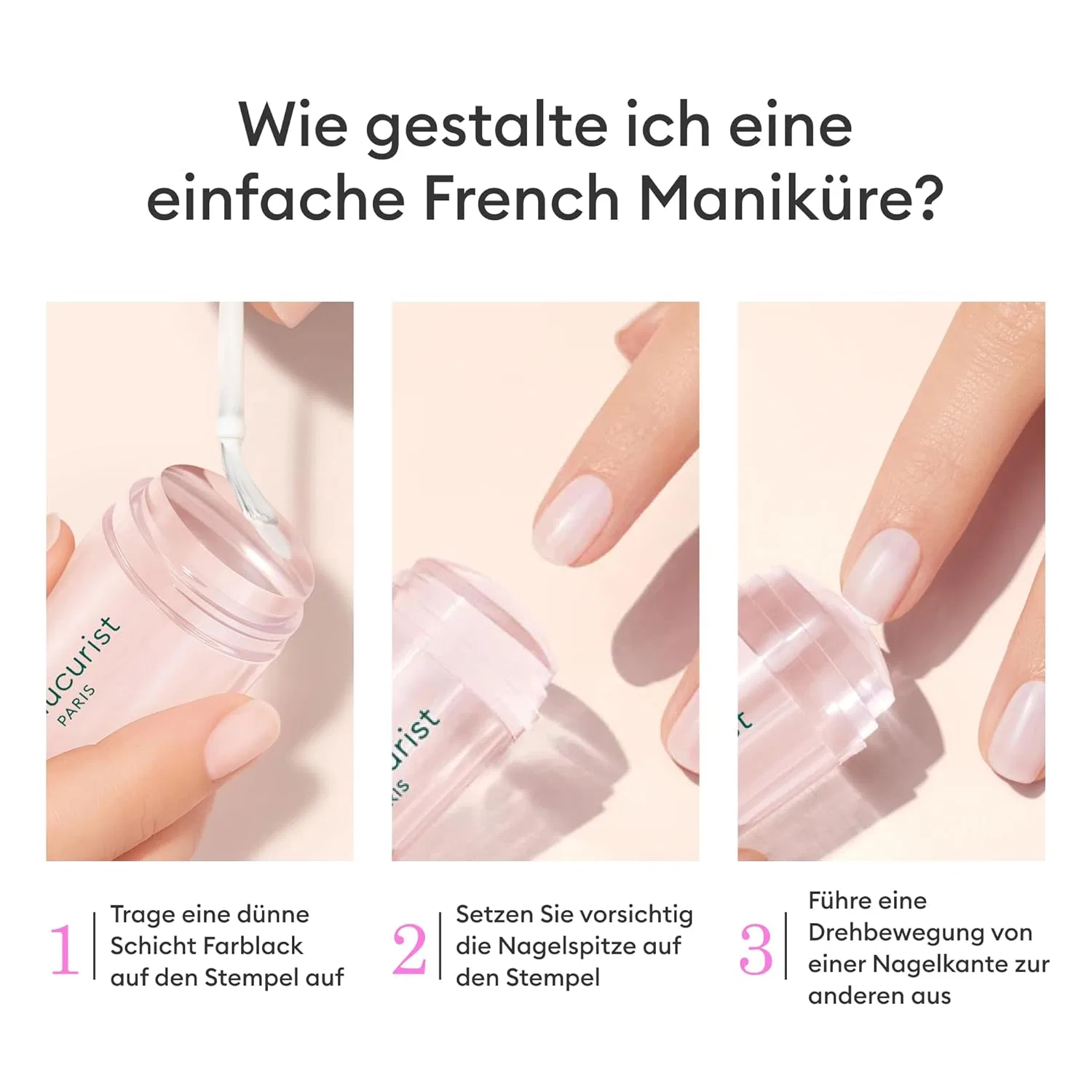 Штамп для французского маникюра «Mani Stamper» от Manucurist Manucurist — фото 4
