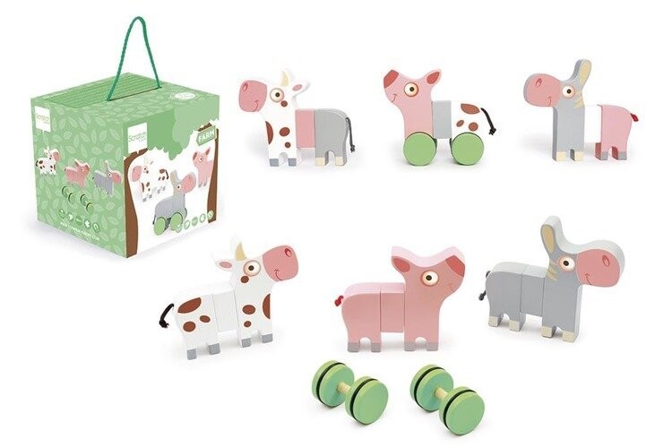 

Скретч, магнитный пазл Animals Farm Scratch